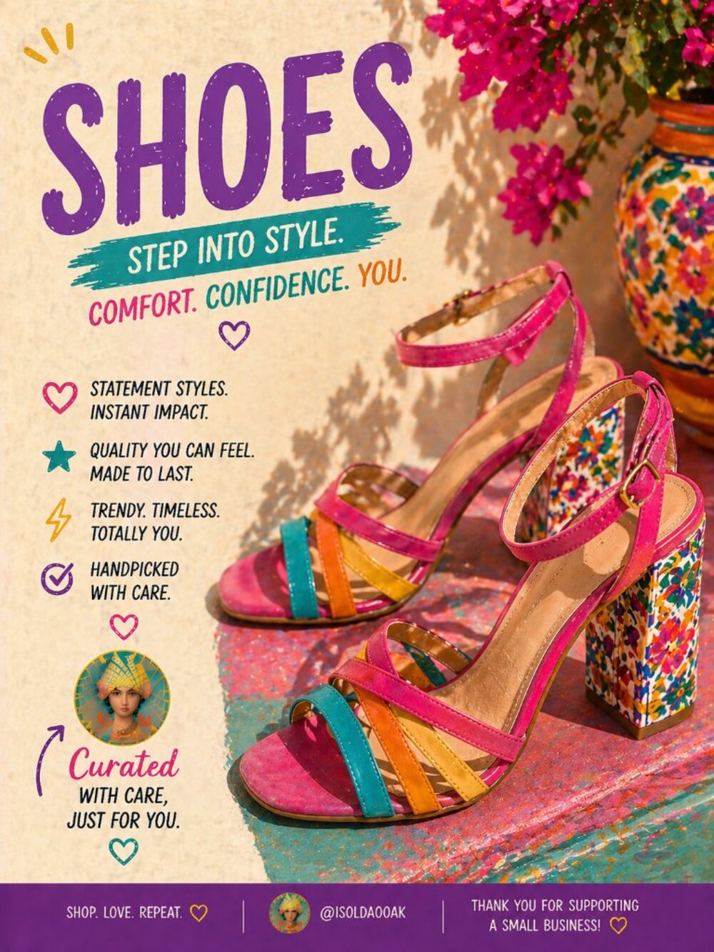 POSHMARK SHOES BY ISOLDA OOAK